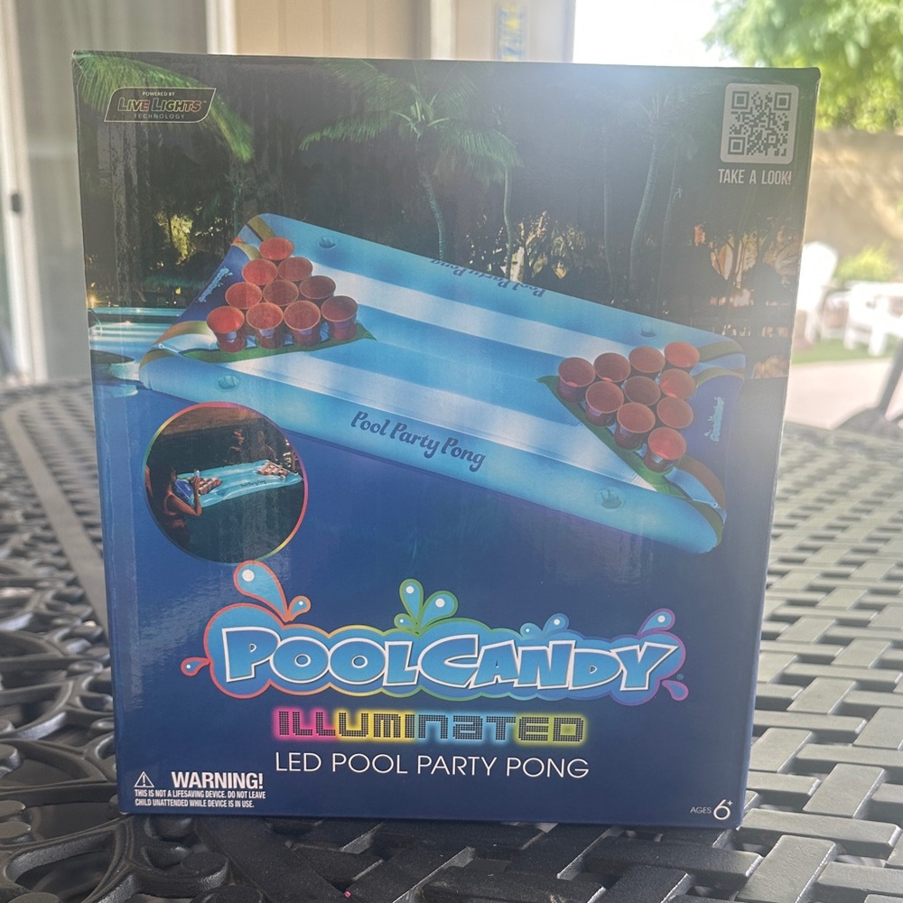 PoolCandy Illuminated LED Pool Party Pong game
Originally $49